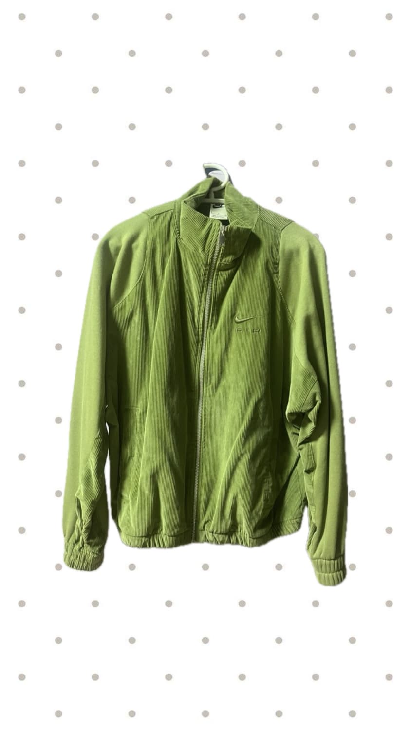 나이키 연두색 골지자켓 상품이미지1