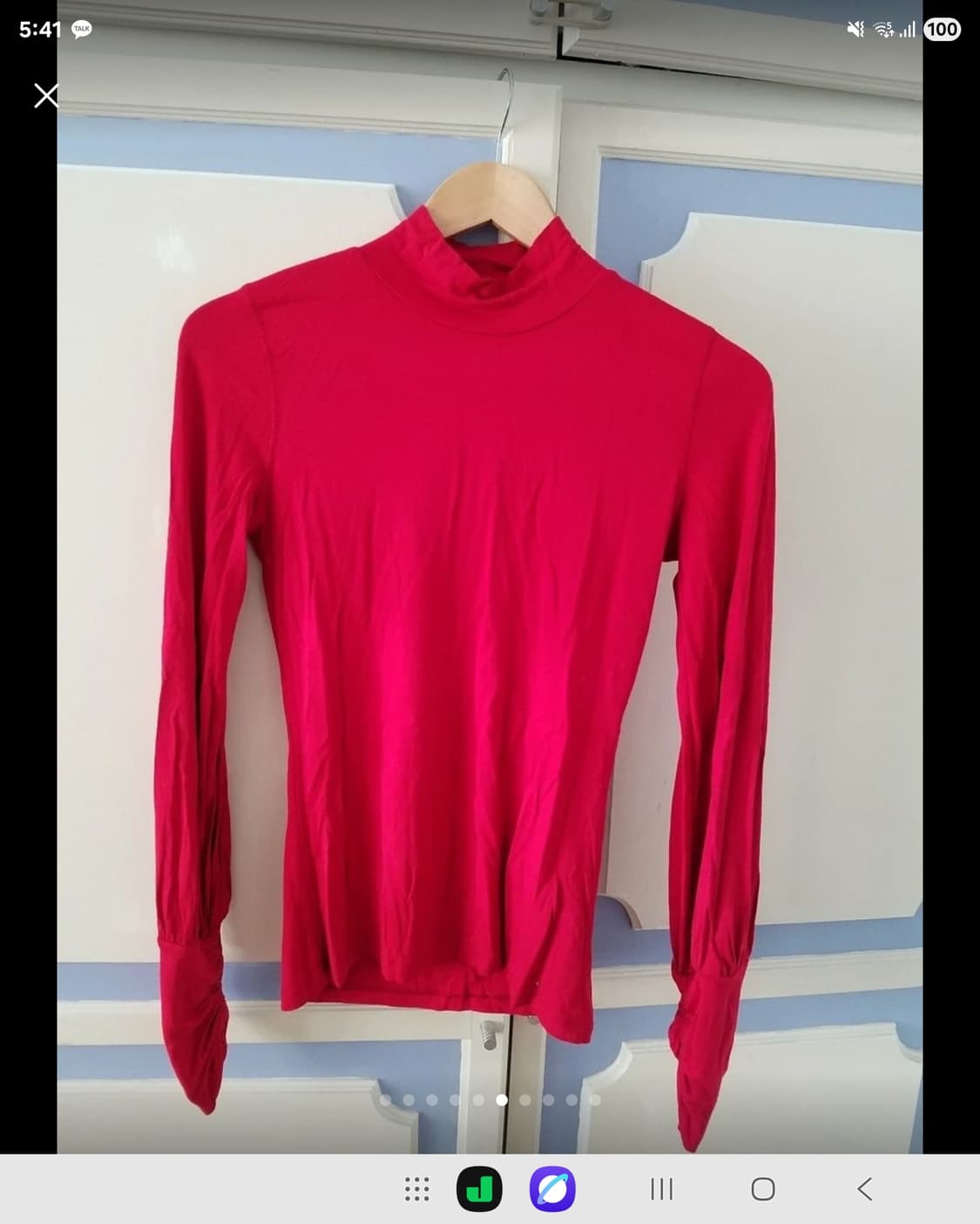 새상 프랑스 모르간 로맨틱 나팔소매 모달 셔츠  상품이미지8