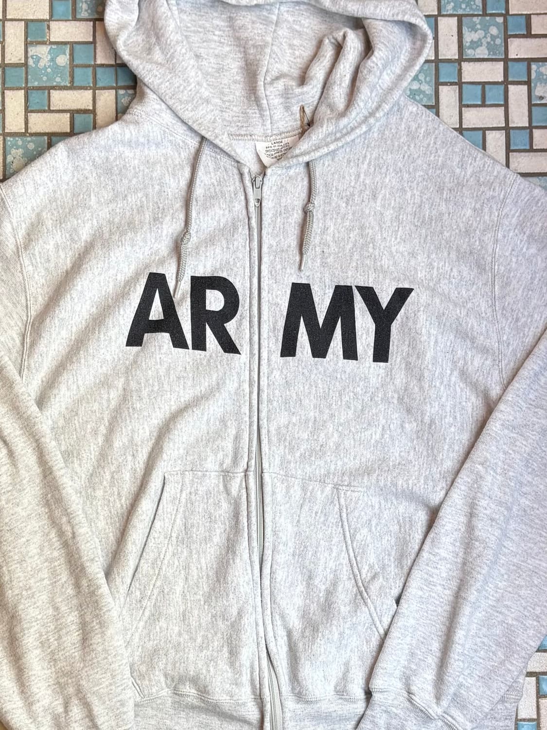 9Os U.S. Army PFU Full Zip Hoodie 상품이미지2