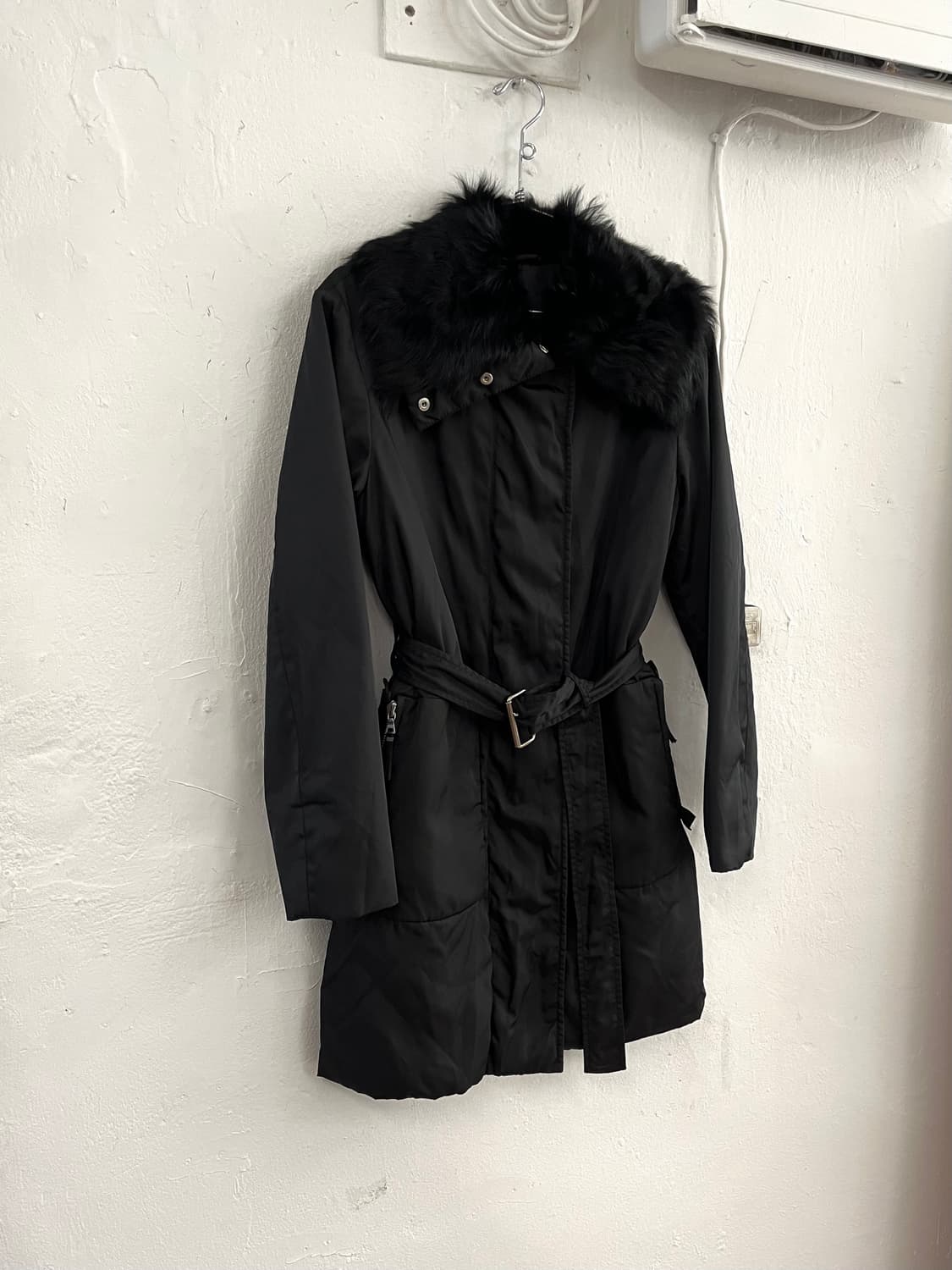 프라다 1999AW 아카이브 폭스퍼 포코노 코트 상품이미지2