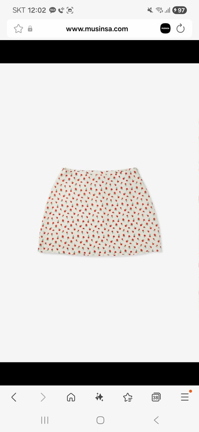 위드아웃썸머 플라워 미니 스커트 상품이미지2