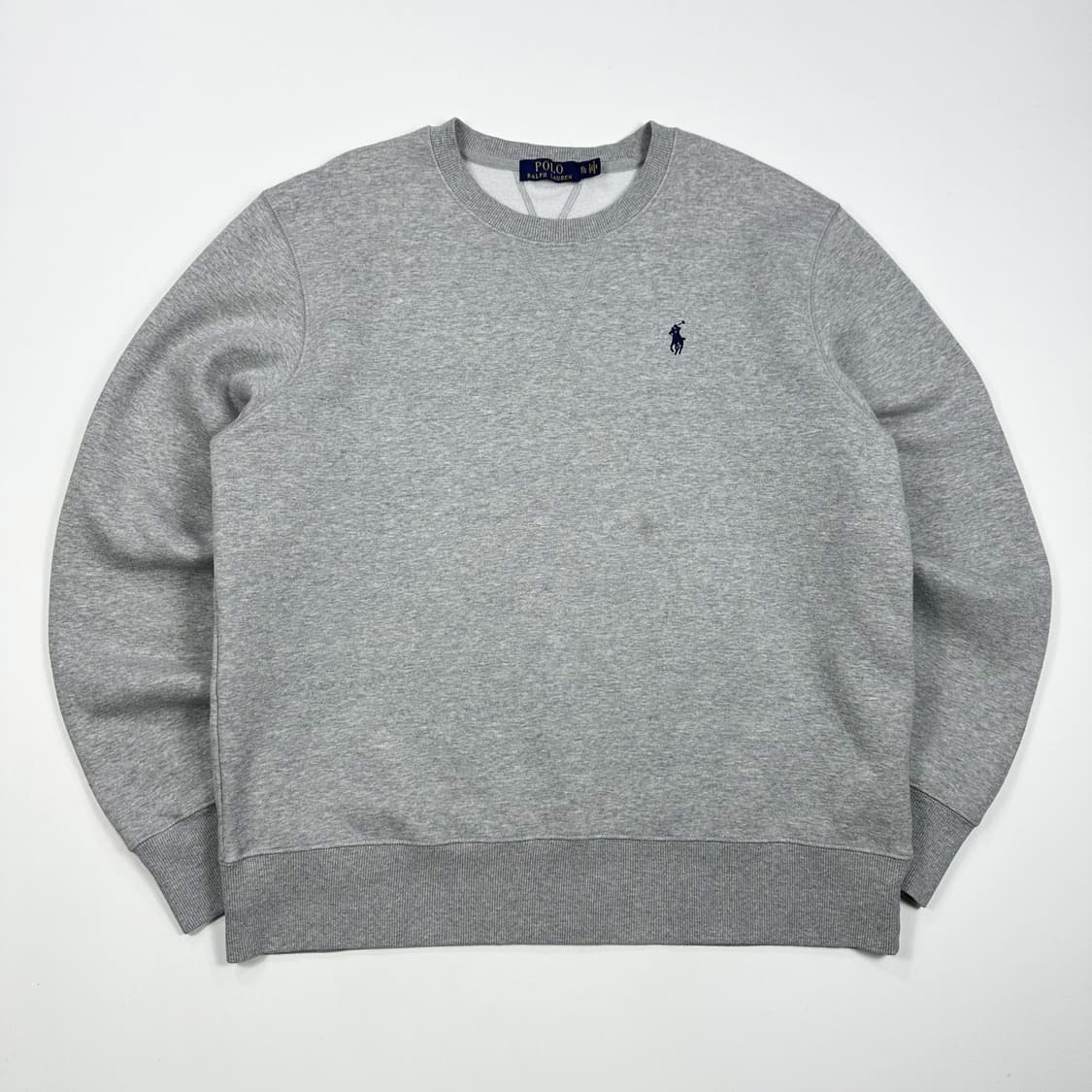 폴로 랄프로렌 포니 그레이 크루넥 맨투맨 (XL) 상품이미지2