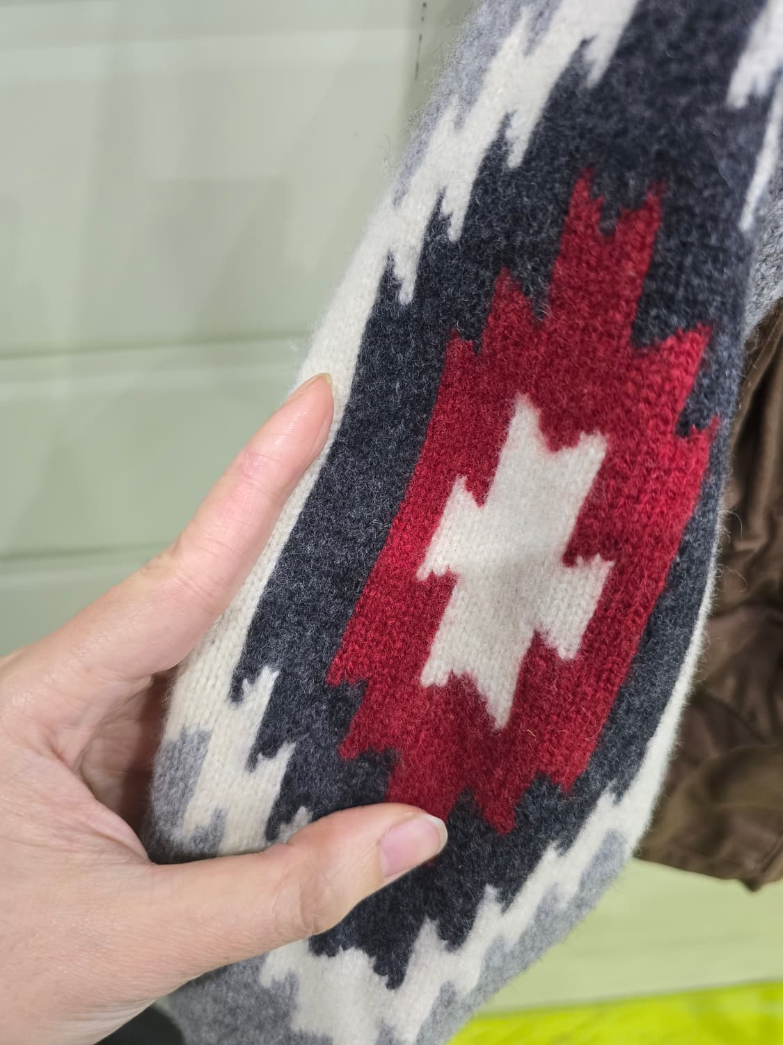 Thursday Island 니트 소매 야상 S 상품이미지5