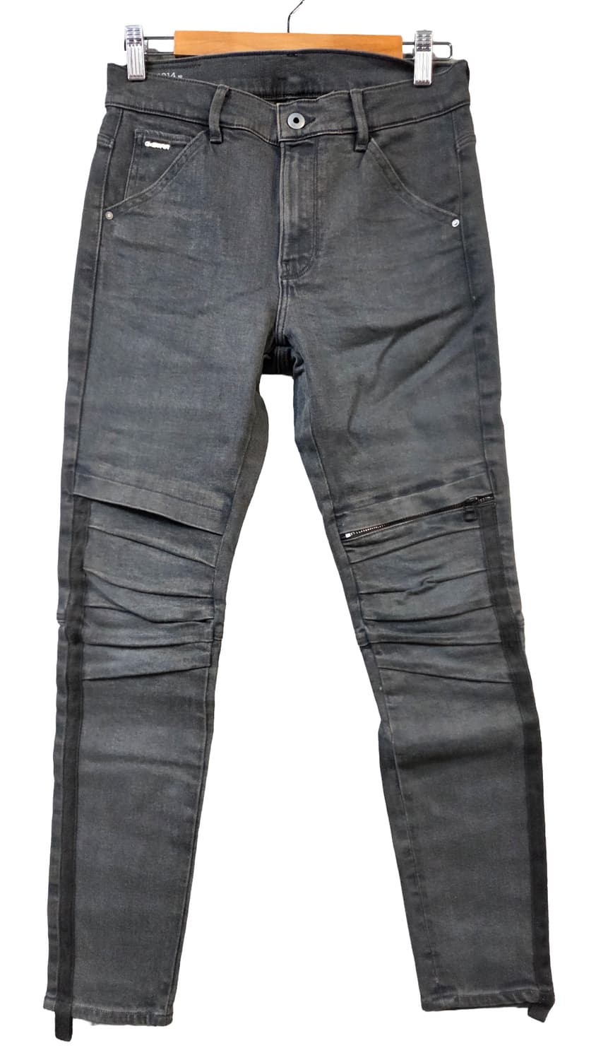 G-STAR RAW 블랙 슬림핏 바이커 데님(w26/L28)디피용/택없음 상품이미지1