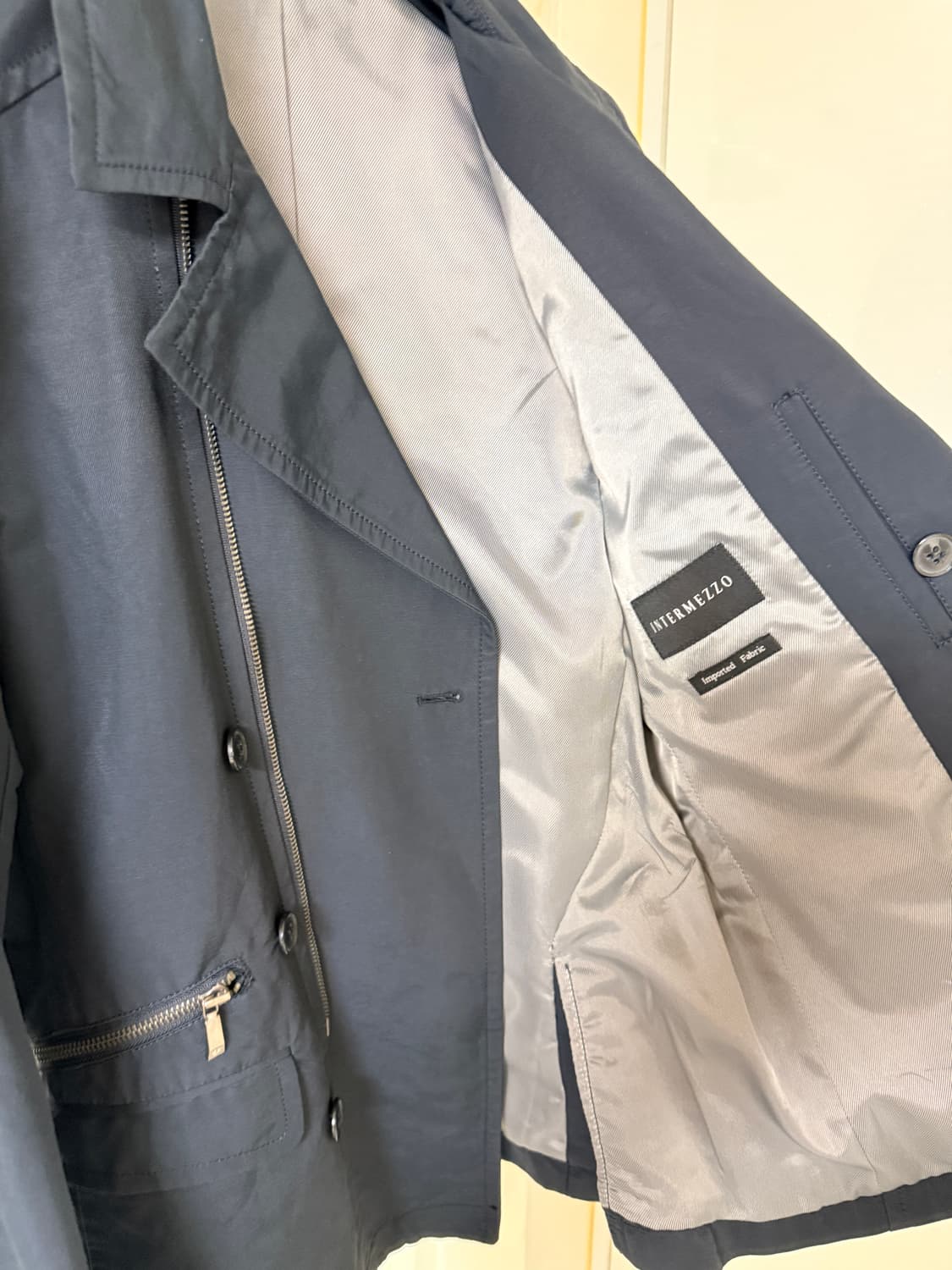 Intermezzo 인터메조 한국 생산 코튼 나일론 자켓 상품이미지4