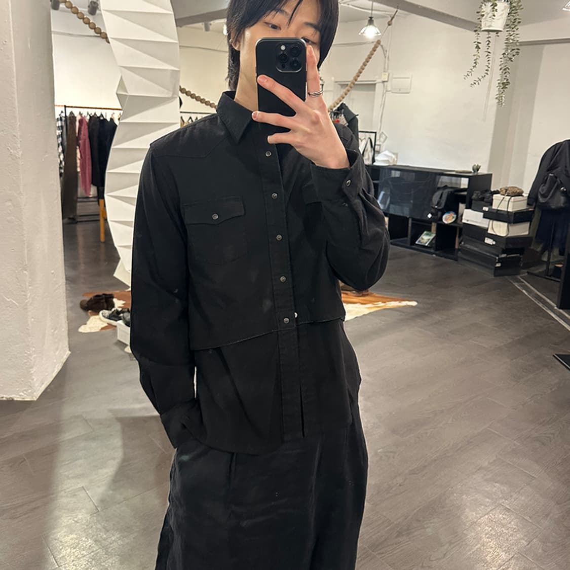 사스콰치패브릭스 20aw 웨스턴 디테일 셔츠 상품이미지1