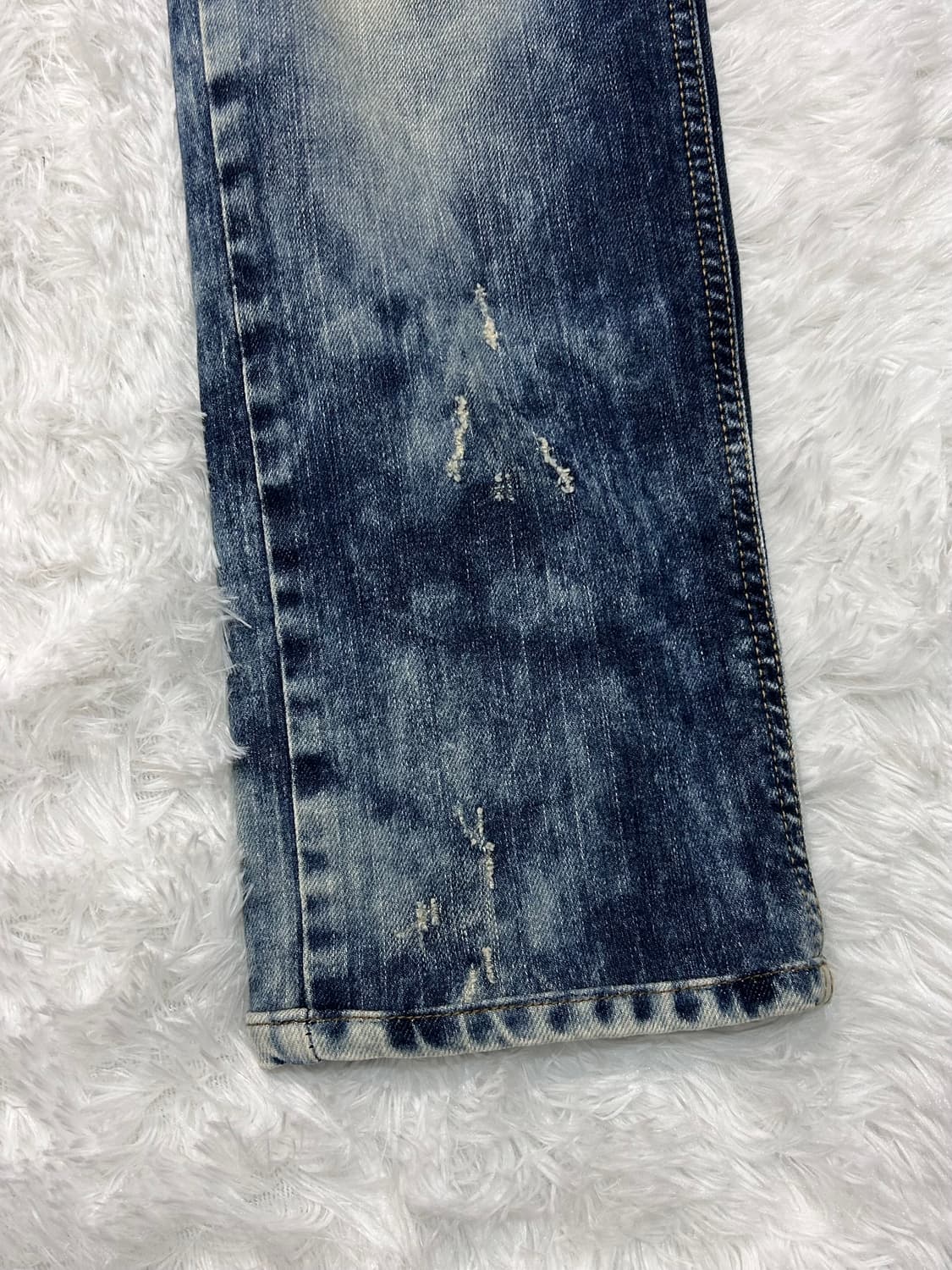 ice distressed washing denim 상품이미지3