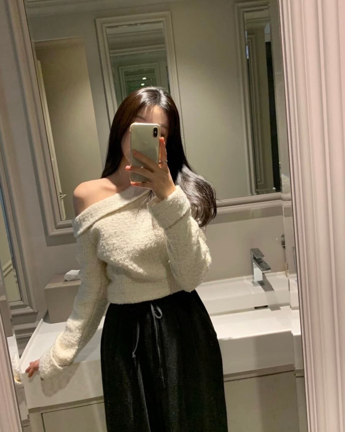 verni 베르니마켓 이브 트위드 eve tweed 블라우스 아이보리 상품이미지6