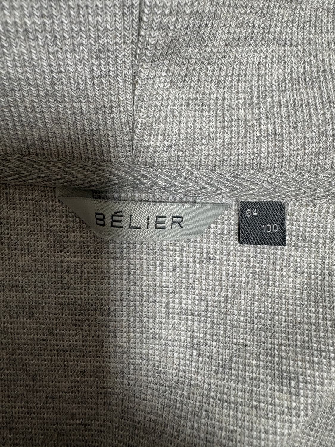 벨리에 크롭 후드 집업 (후디 집업) 그레이 04 사이즈 팝니다 상품이미지2