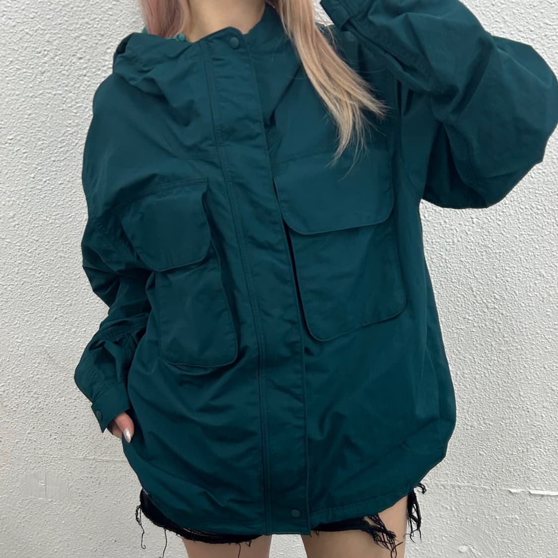 파타고니아 미드나잇블루 후드 바람막이 M 상품이미지1