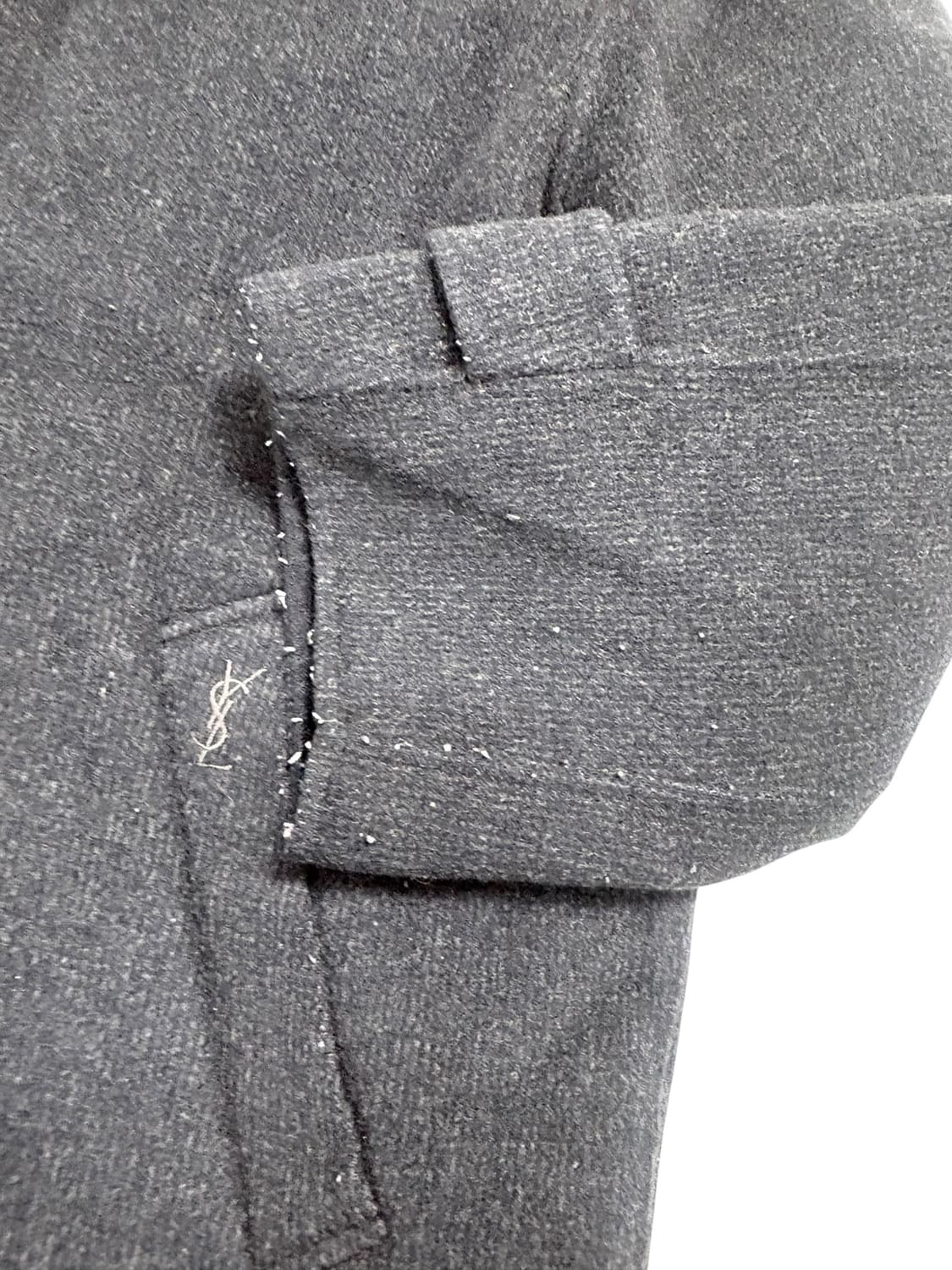 입생로랑 미디코트 자켓 블랙 상품이미지9