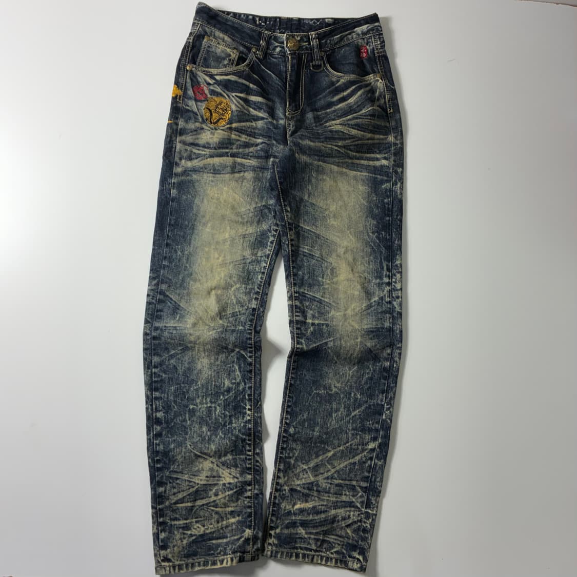 Big train  빅트레인 재패니즈 자수 데님 팬츠  상품이미지2