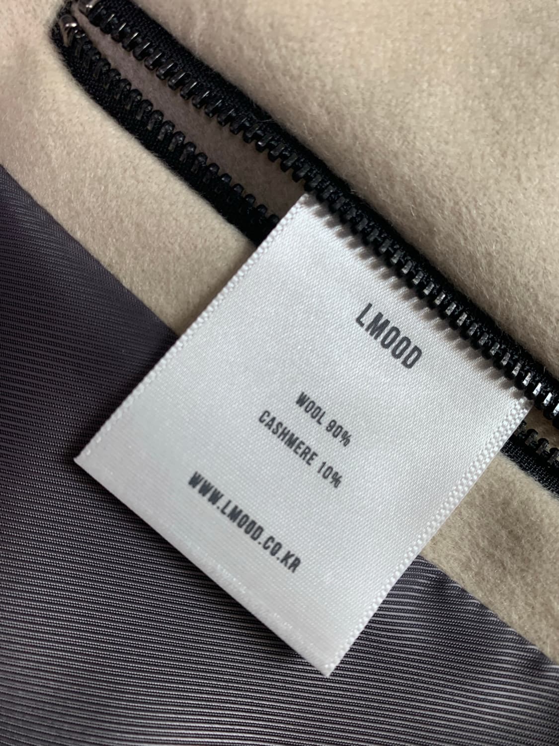 엘무드 미니멀 캐시미어 트러커 자켓 42 상품이미지5