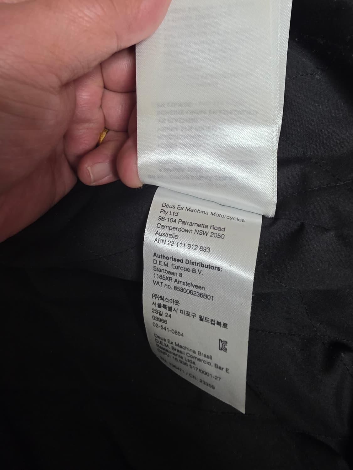 데우스ex마키나 소가죽 바시티자켓 상품이미지7