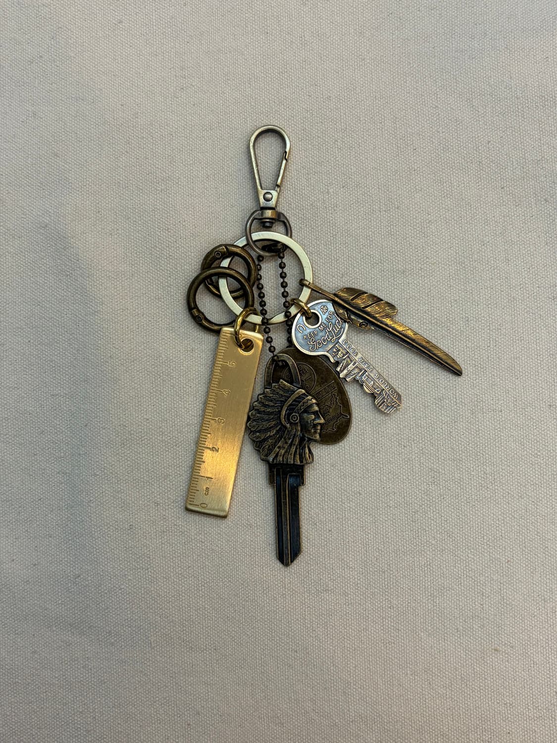 🗝 빈티지 트래블 키 키링 상품이미지1