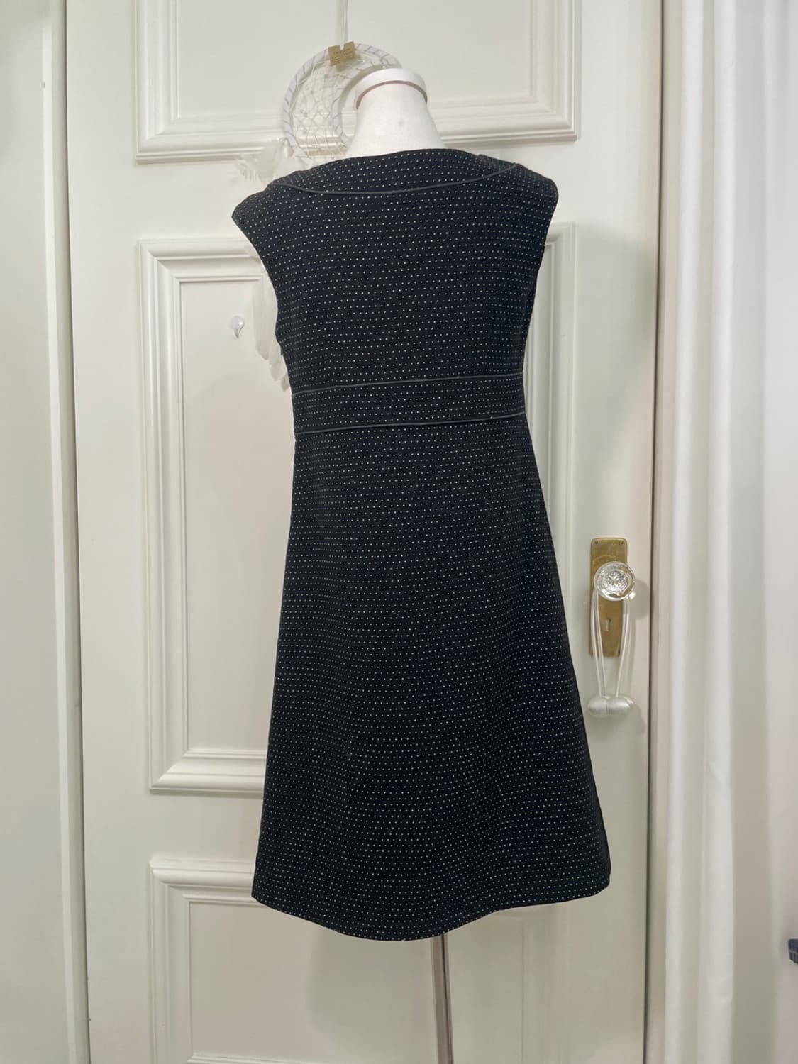 black glitter dot wool princess opc 상품이미지3