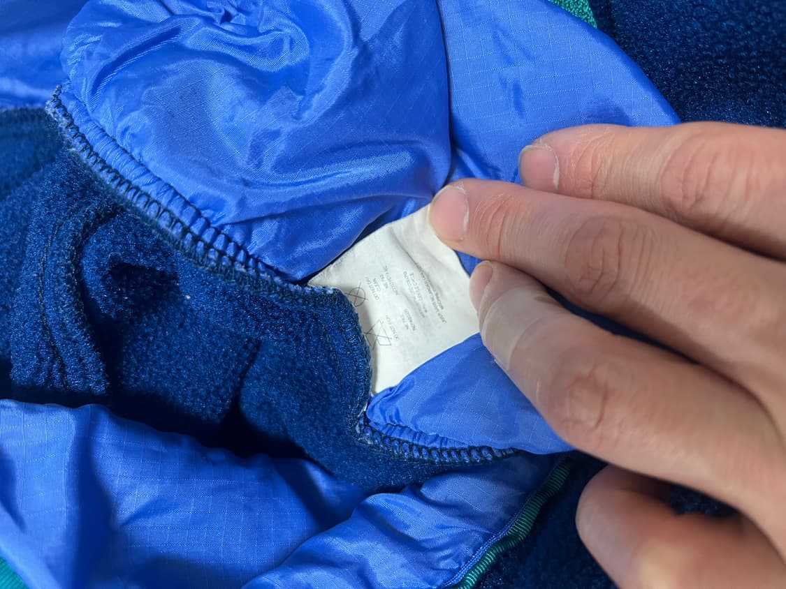 90s 파타고니아 하프집업 플리스 L사이즈 판매 상품이미지8