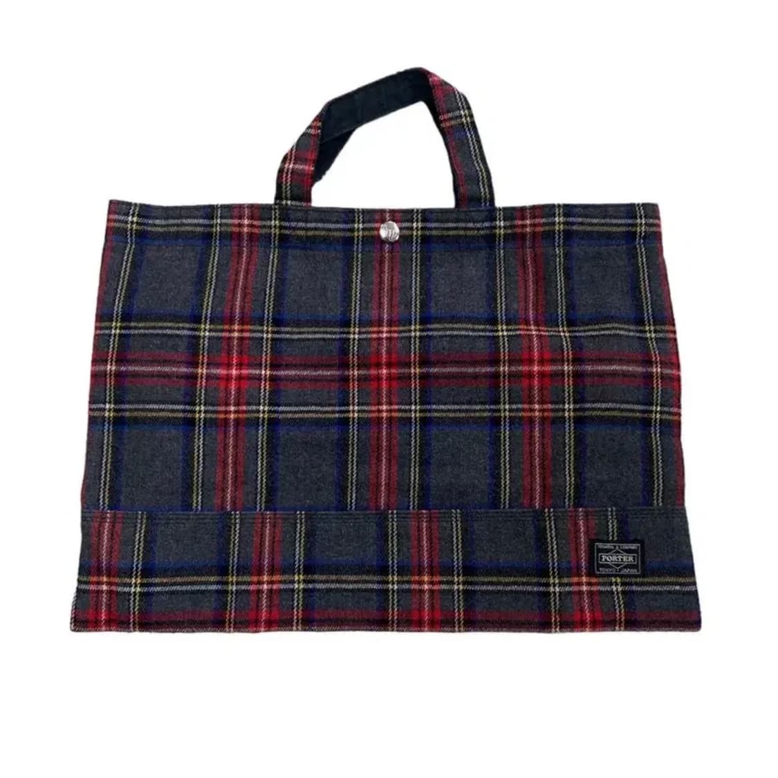 요시다포터 체크 토트백 상품이미지1