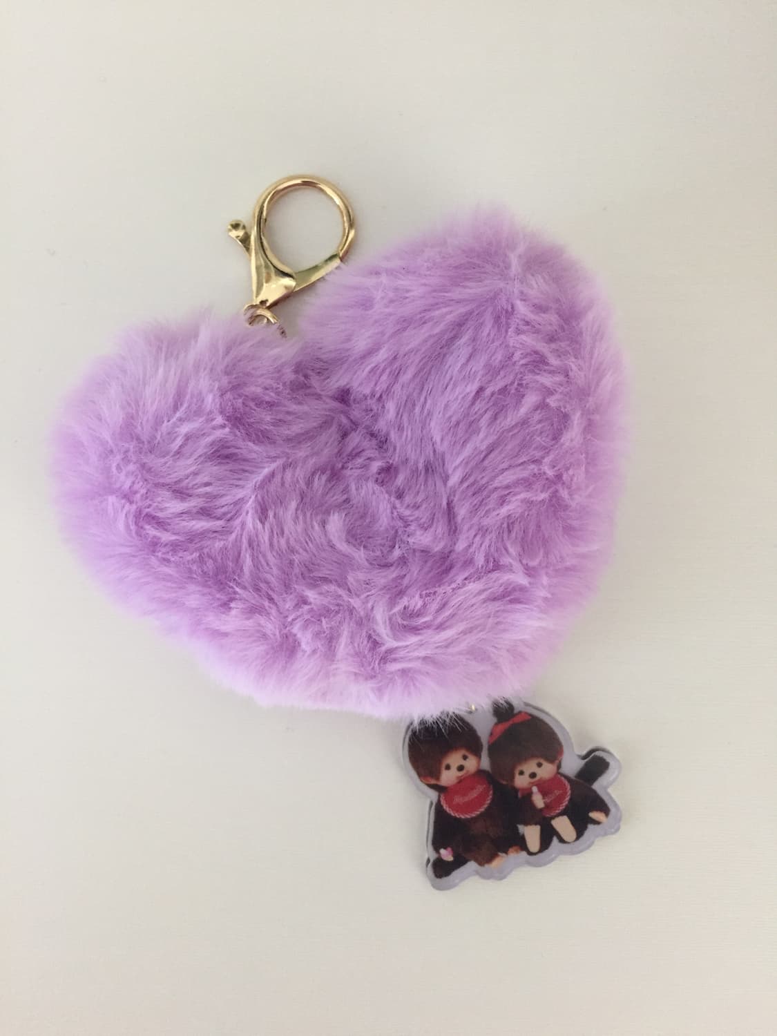💜 몬치치 하트 퍼 키링 💜 상품이미지1