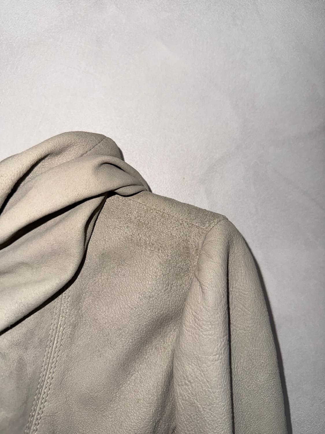Rick Owens lamb skin draped over hood jk 상품이미지8