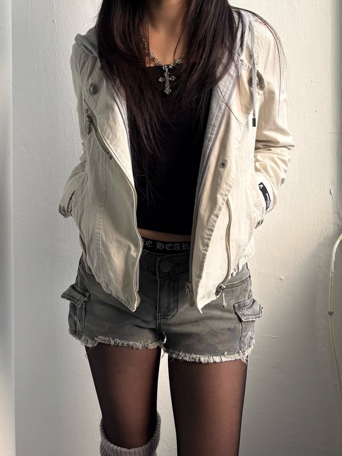 Buckaroo Ivory Hood Jacket  상품이미지4