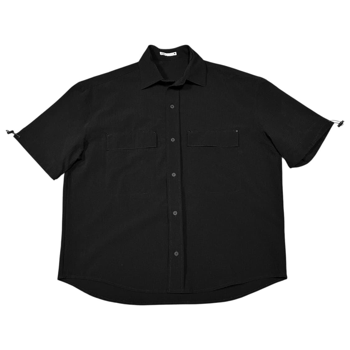 ✨ (바배) 자라 반팔 블랙 셔츠  상품이미지1