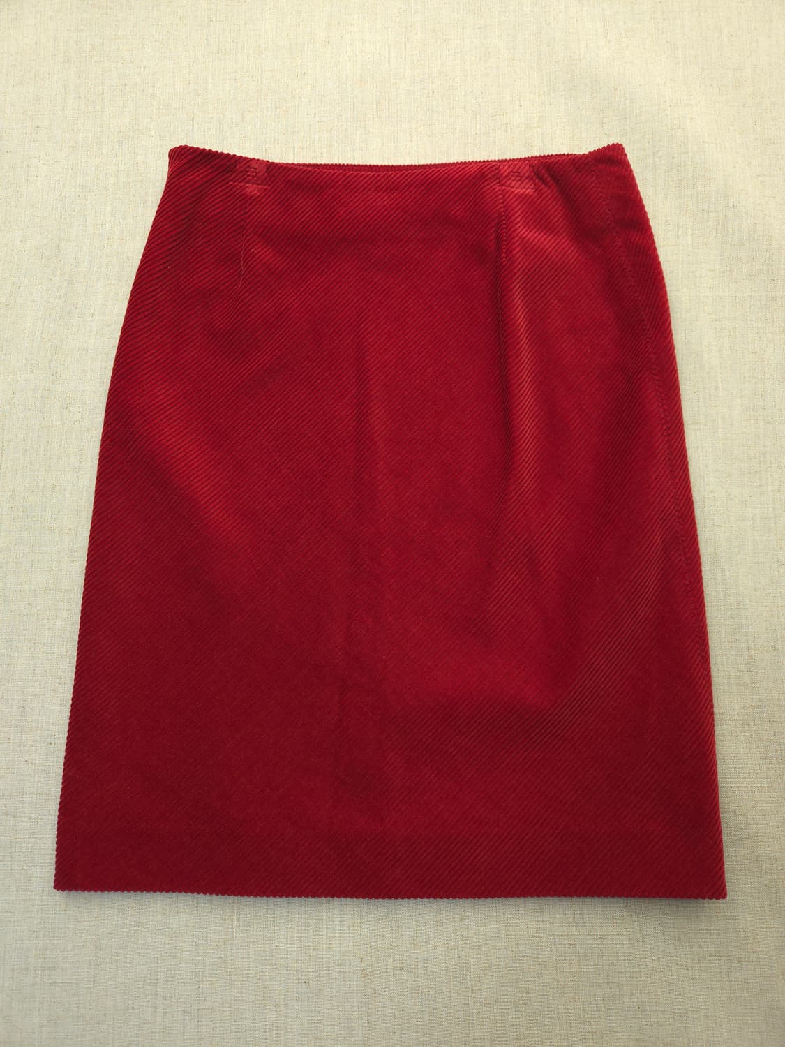 랄프로렌 레드 코듀로이 미니 스커트 상품이미지6