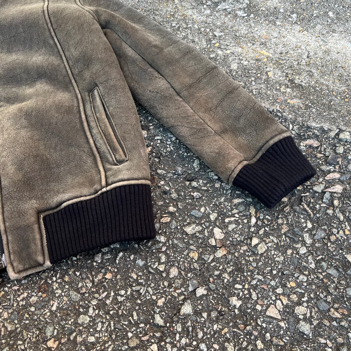 빈티지 양가죽 양털 무스탕 자켓  상품이미지4