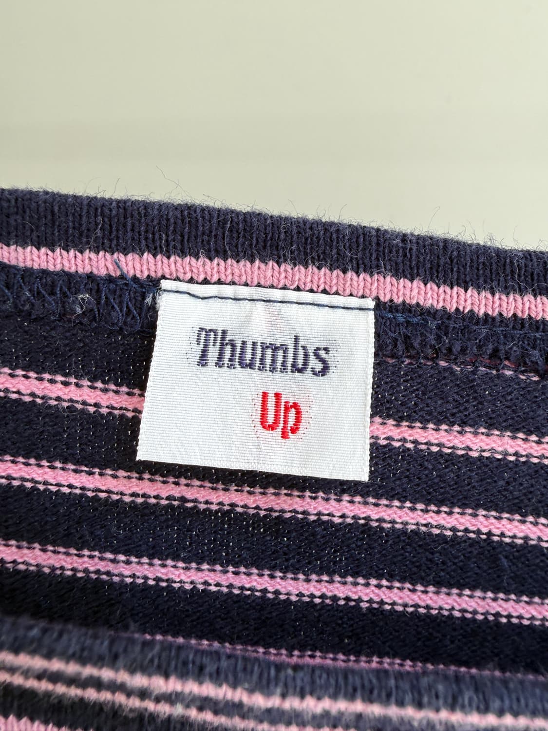 THUMBS UP (Made in Japan) 스트라이프 티셔츠  상품이미지6