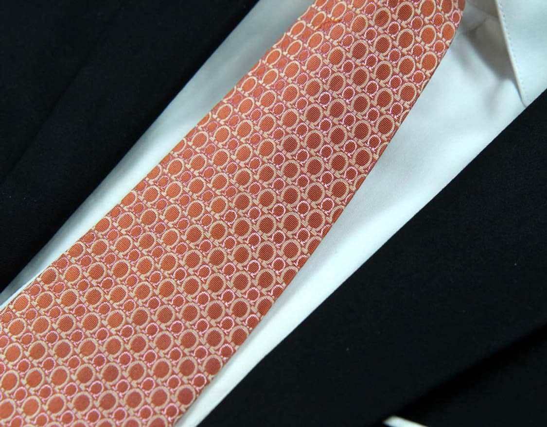 페라가모 9.2cm A+등급 간치니 남자 명품 넥타이 상품이미지5