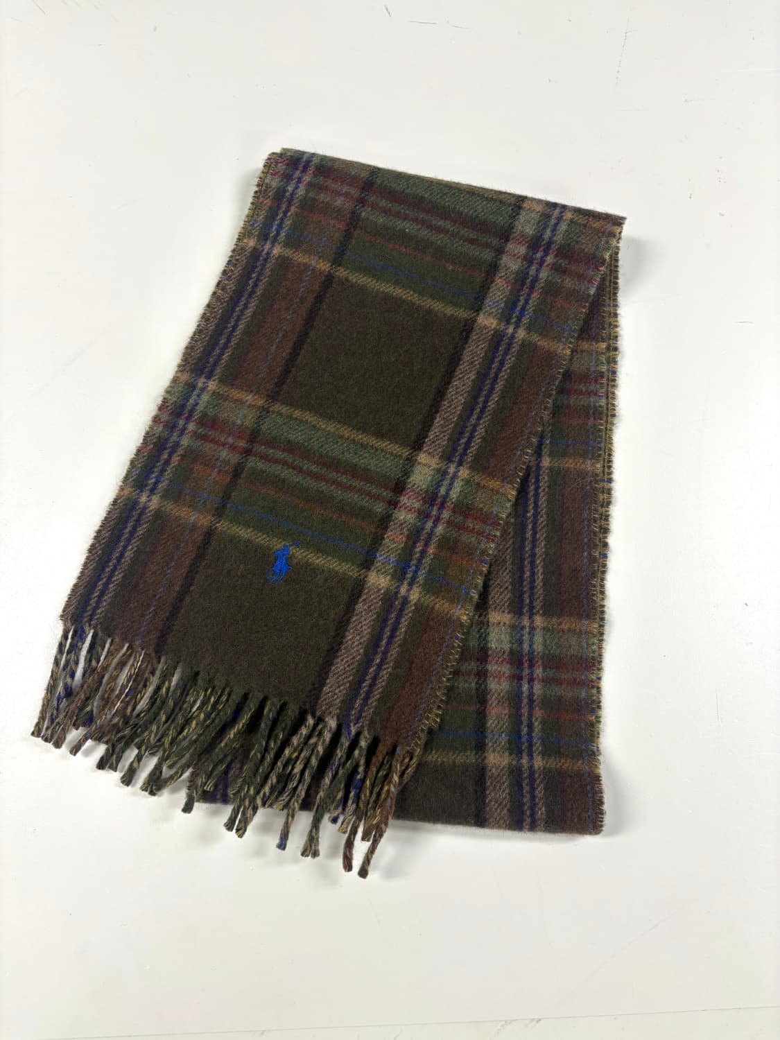 폴로 울 체크 목도리 CK9797 상품이미지2