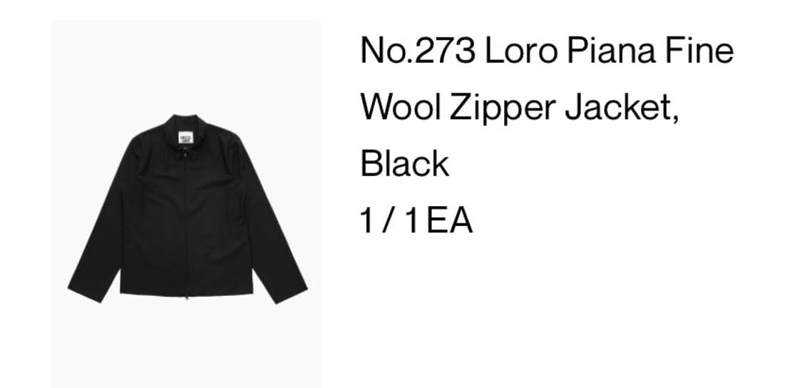 가브리엘라 콜 가먼츠 로로피아나 울 집 자켓 판매 상품이미지2