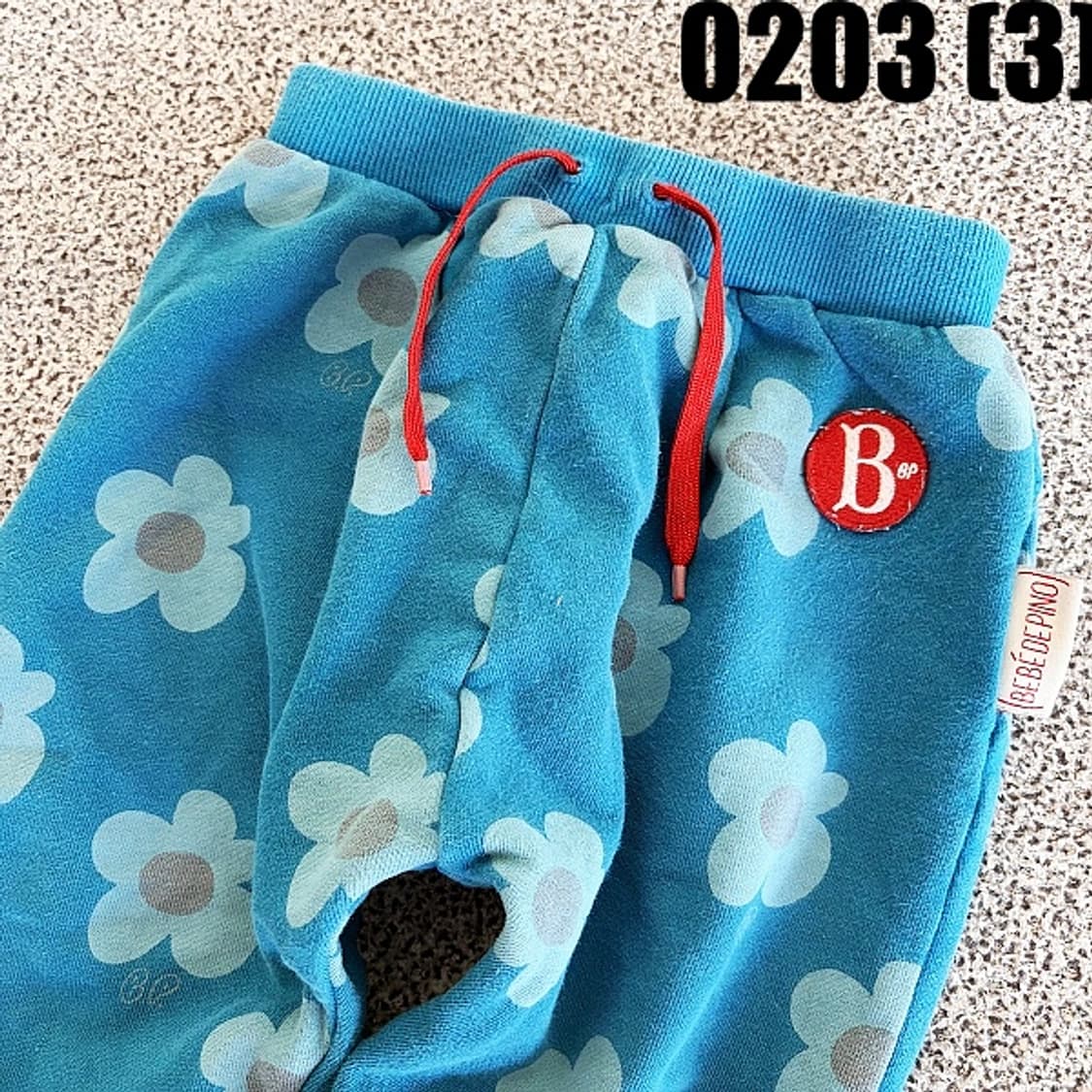 [100] 베베드피노 키즈 플라워패턴 조거팬츠 상품이미지2