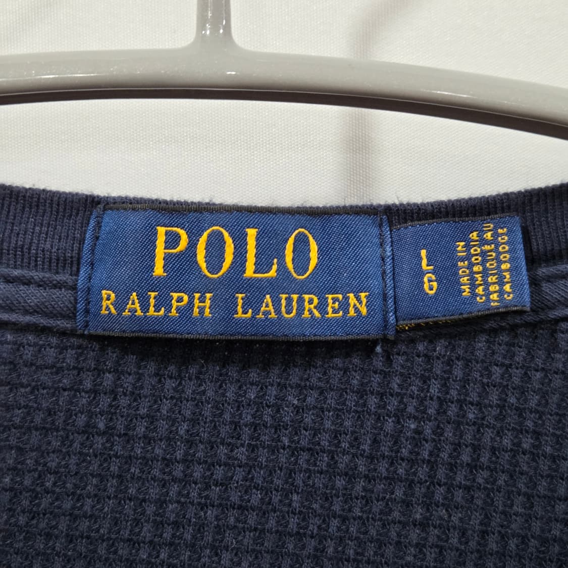 폴로랄프로렌 우먼 와플 롱슬리브 L  상품이미지3