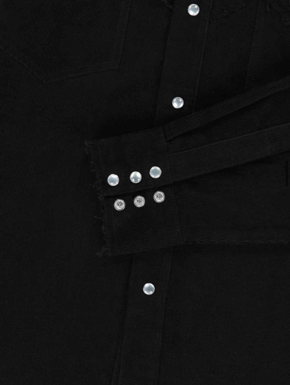 CORDUROY WESTERN SHIRTS BLACK 상품이미지4