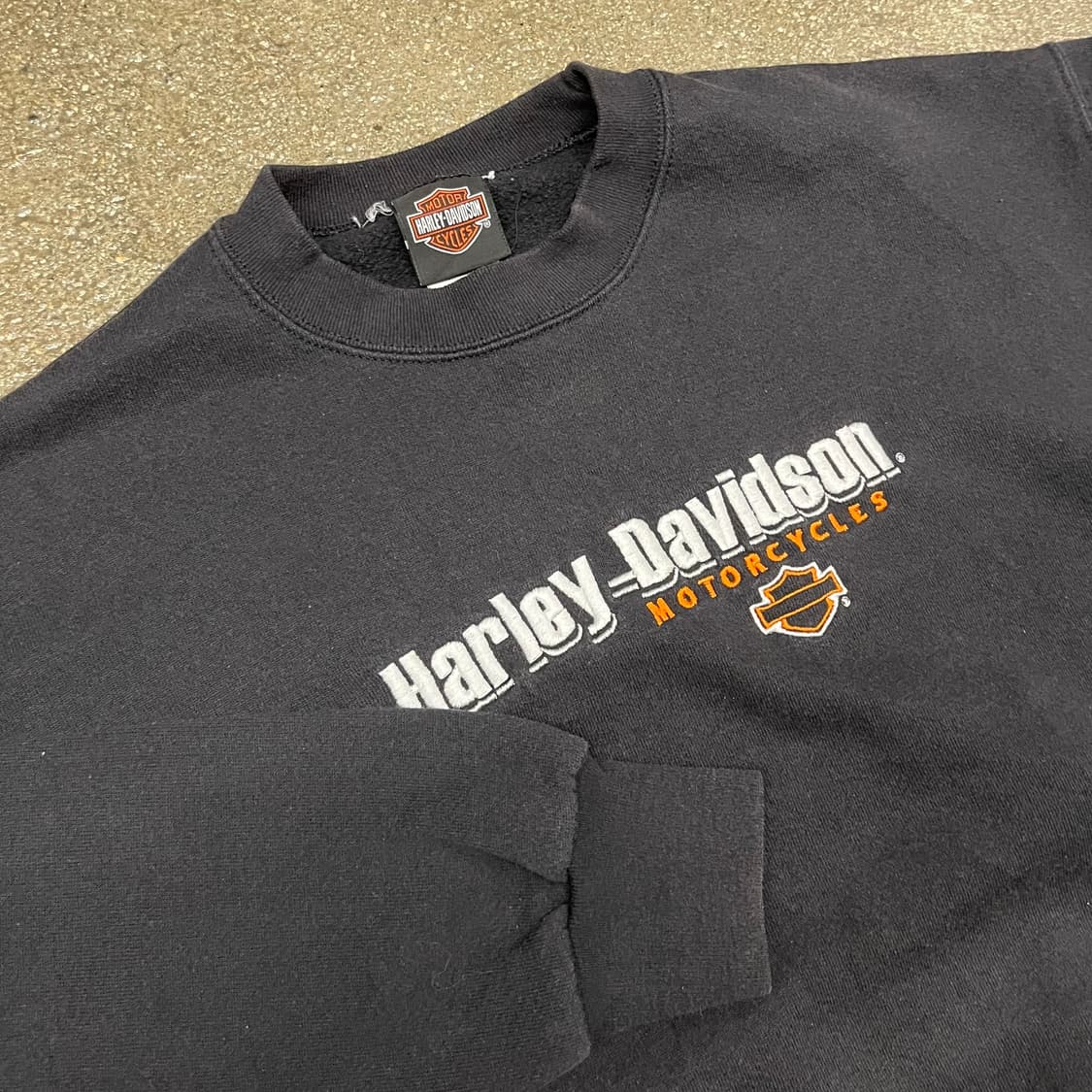 00s 할리데이비슨 자수 로고 맨투맨 (100) 상품이미지2