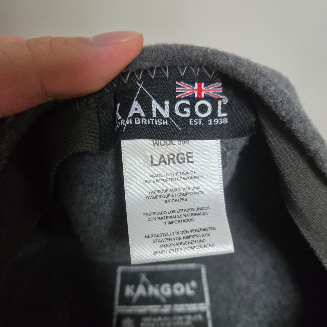 캉골 그레이 울 헌팅캡 상품이미지6