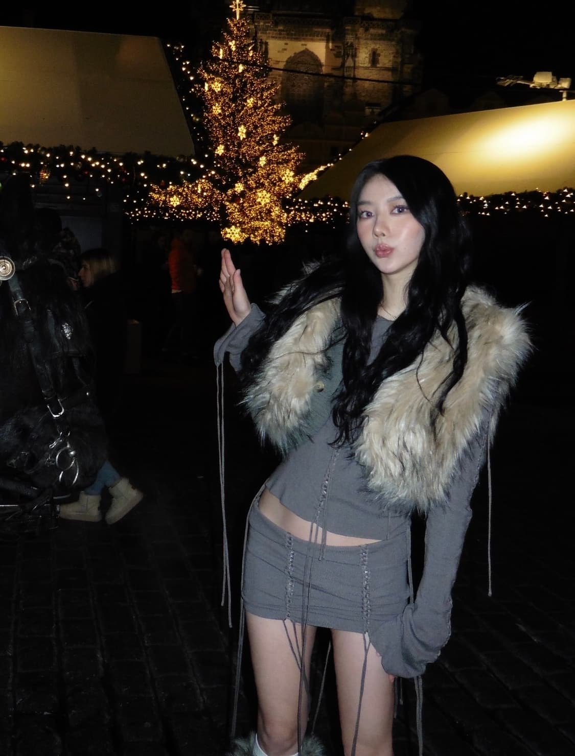 jaded london 제이디드런던 퍼 조끼 L 상품이미지2