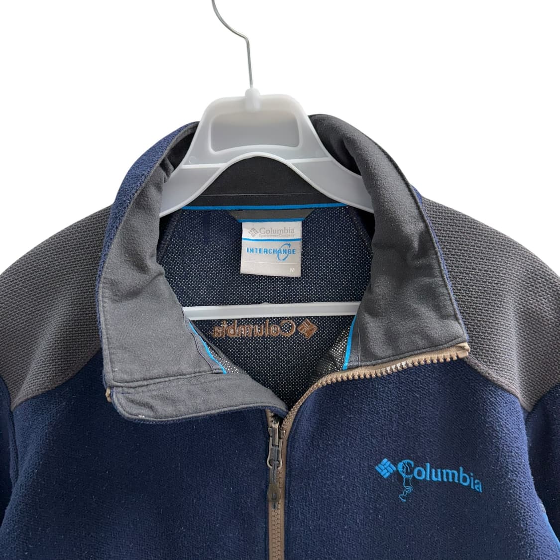 [M] 컬럼비아 네이비 플리스 집업 상품이미지5