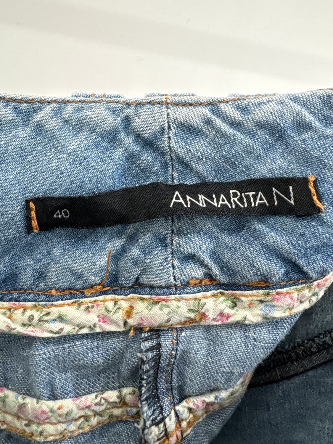 ANNARITAN (Made in Italy) 데님팬츠 상품이미지7