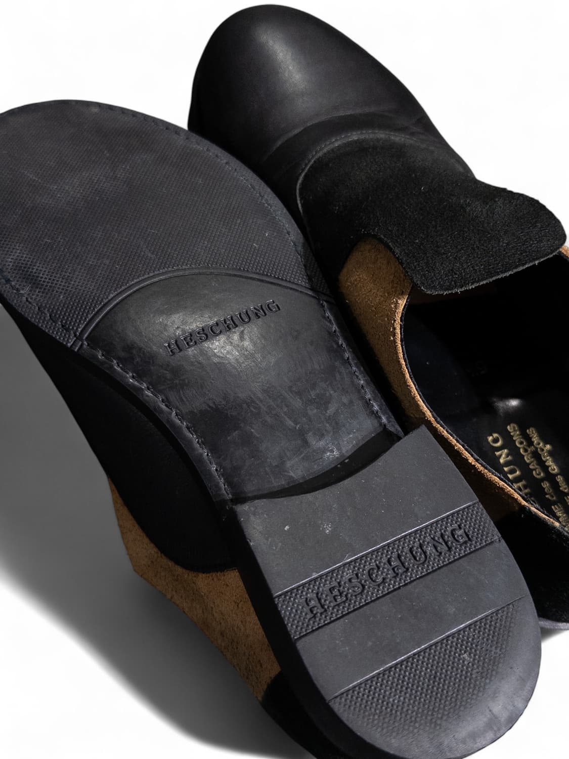 COMME des GARÇONS Leather & Suede SlipOn 상품이미지4