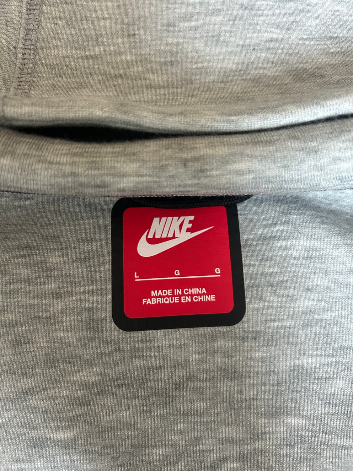 나이키 테크 플리스 후드 집업 그레이 상품이미지3