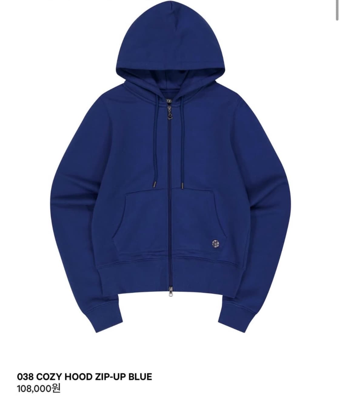 코이세이오 038 후드집업 블루 상품이미지1