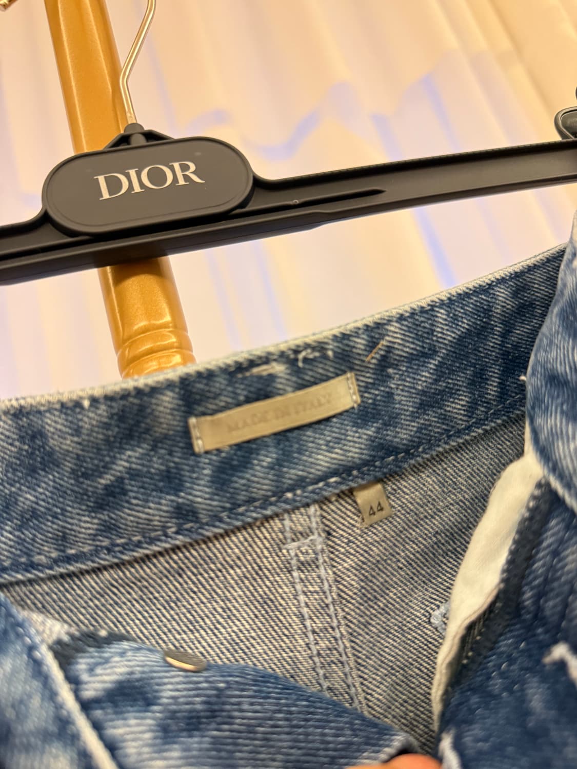 디올 까나쥬패턴 데님 청바지 44 (국내28~29) 상품이미지4