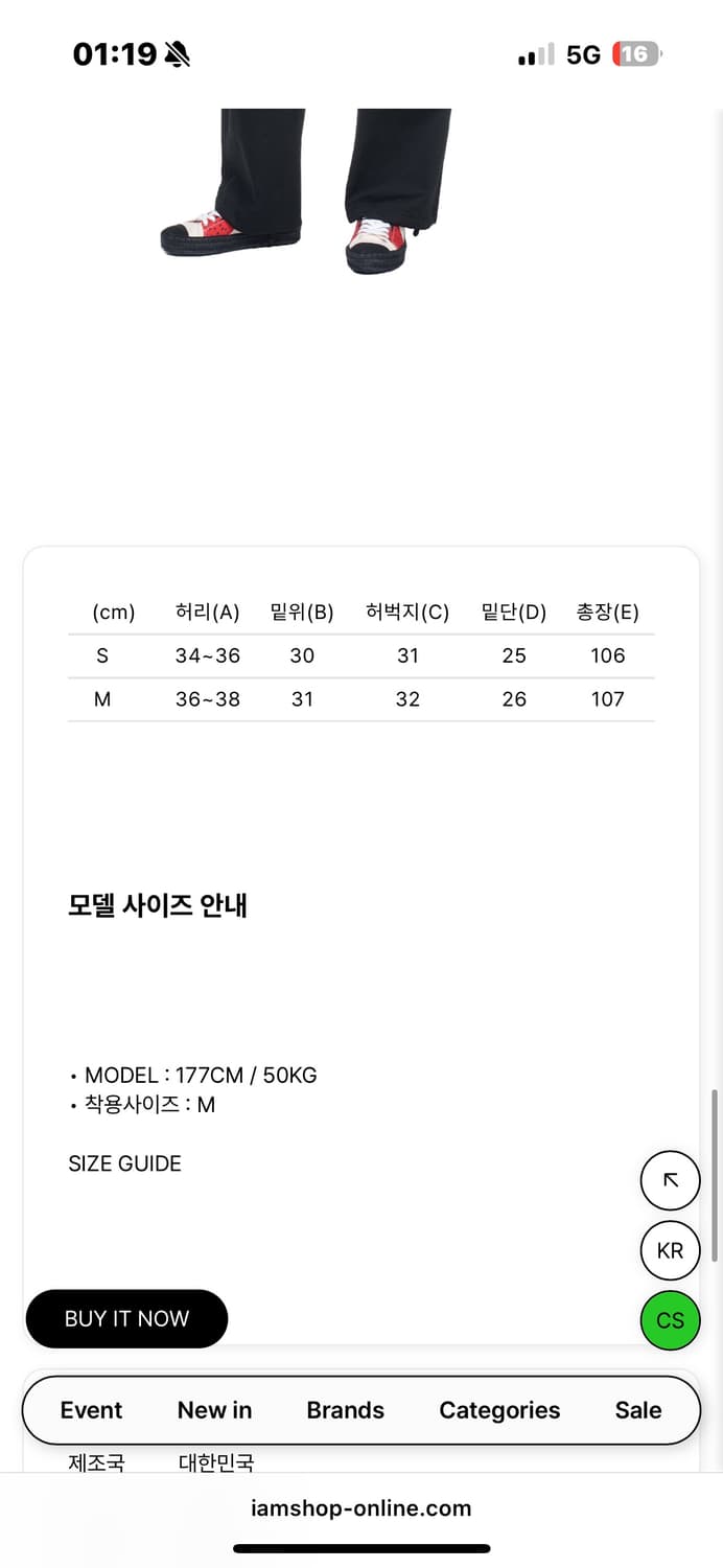 kijun 기준 우디 카고팬츠 woody cargo pants 상품이미지2