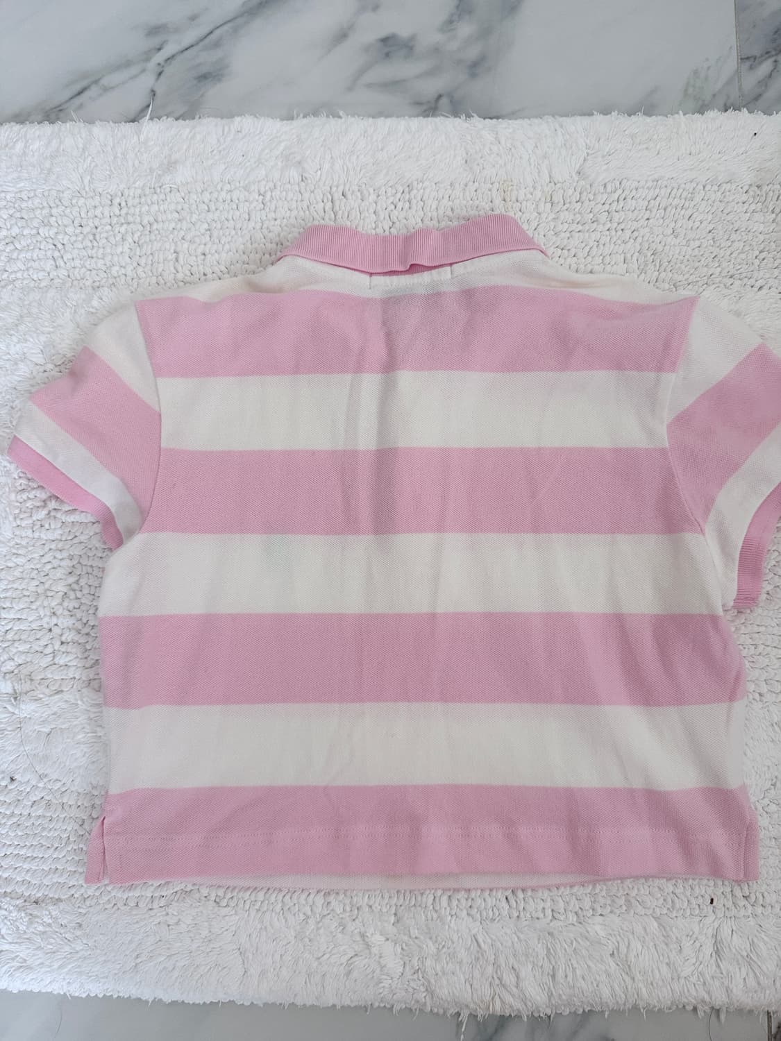 폴로 랄프로렌 크롭 카라 티셔츠 Small 상품이미지2