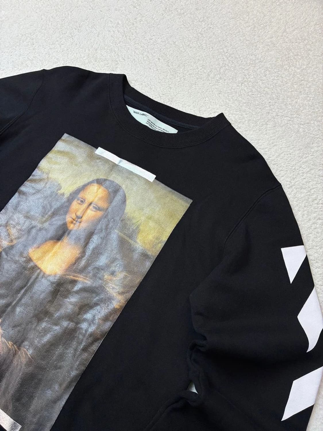 오프화이트 18SS 디아고날 모나리자 맨투맨 PN5857 상품이미지3