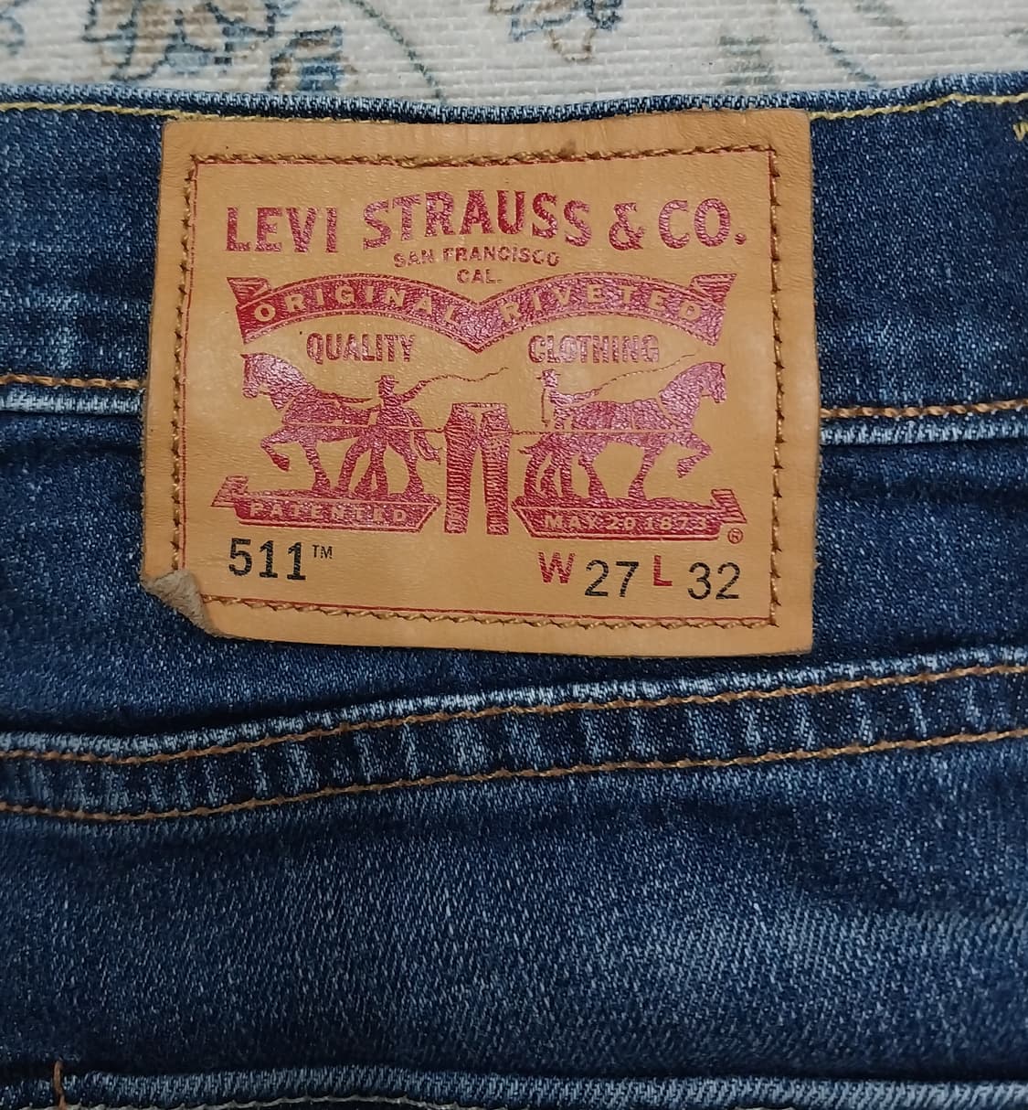 리바이스 511  데님팬츠 27/32 상품이미지3