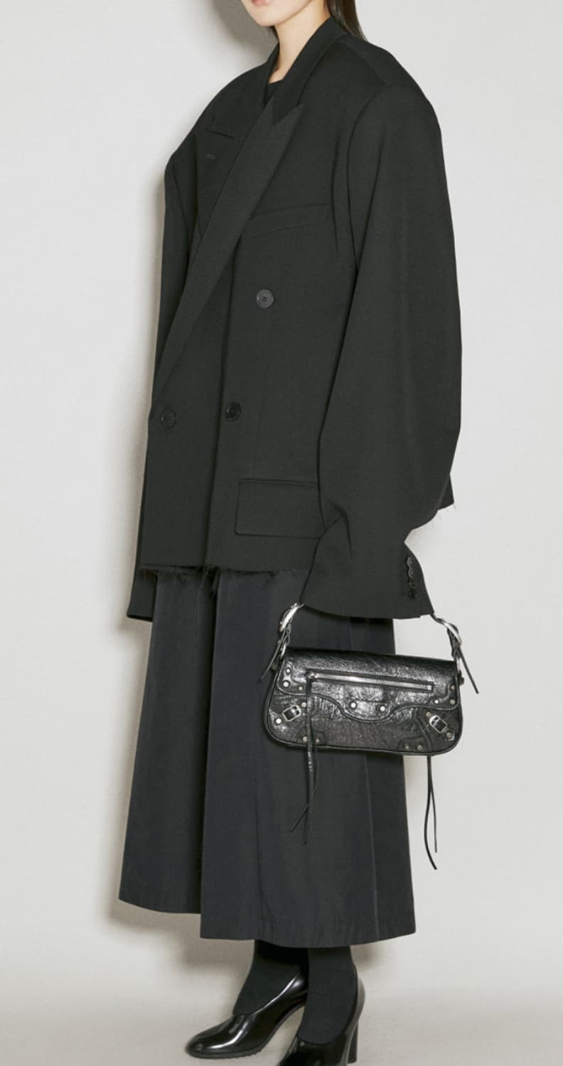 [S급 정품] 발렌시아가 르카골 슬링백 스몰 블랙 상품이미지10