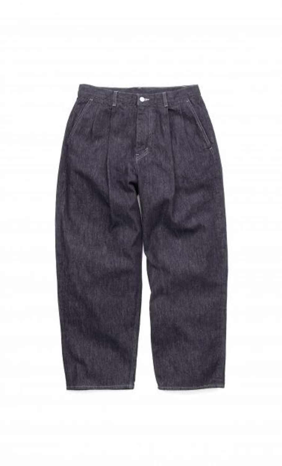 [2]그라프페이퍼 컬러패스트 데님 투턱팬츠 상품이미지1